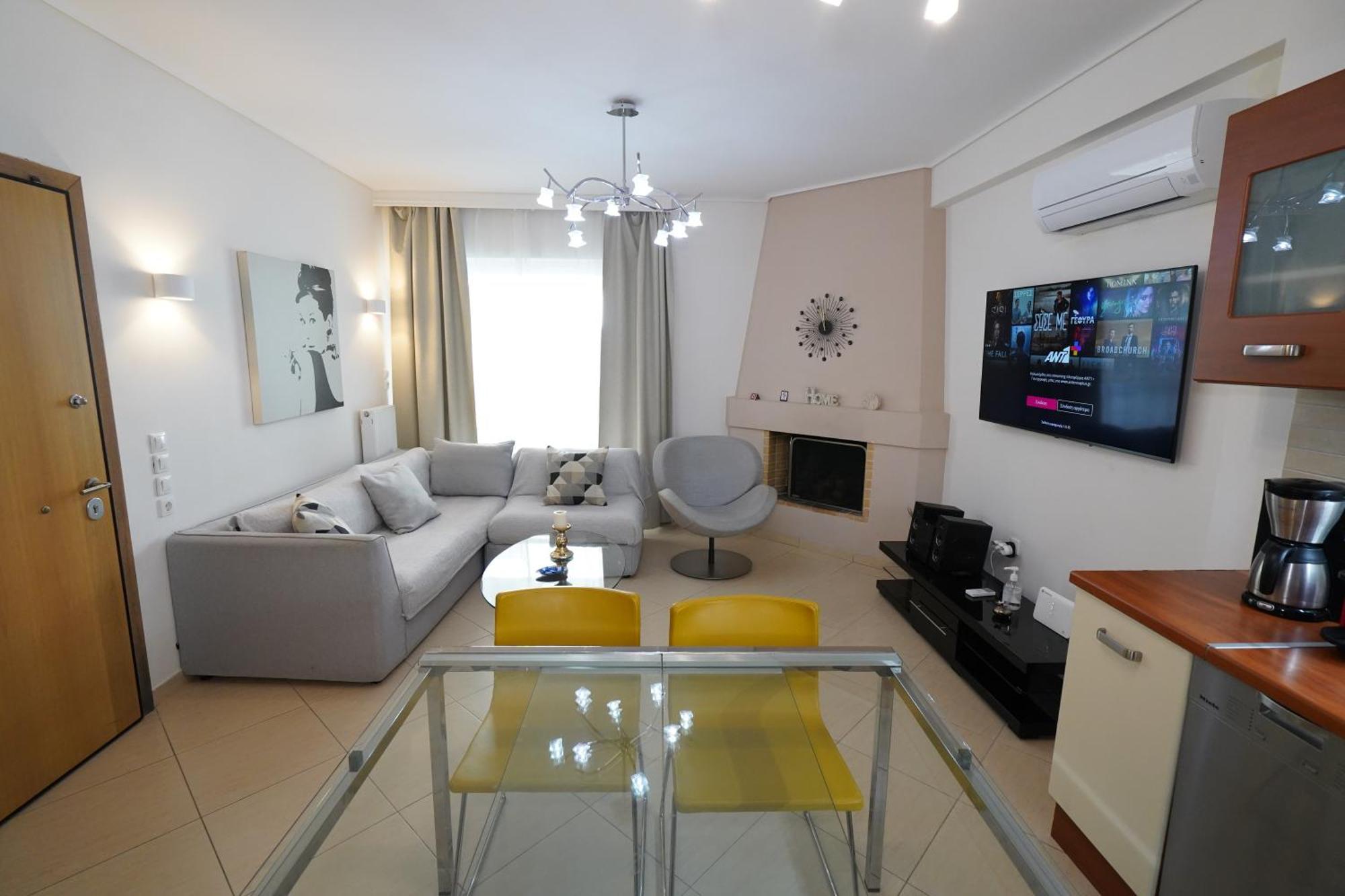 Garden Apartment Next To The Mall -Private Parking Athens Exterior photo